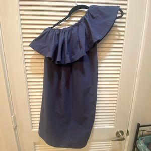 Cuyana one shoulder dress, size LG